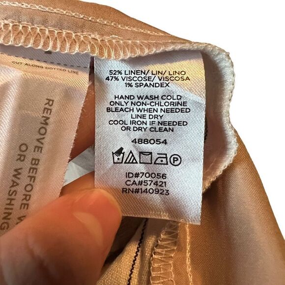 NWT! Loft striped linen blend shorts - Picture 4 of 7